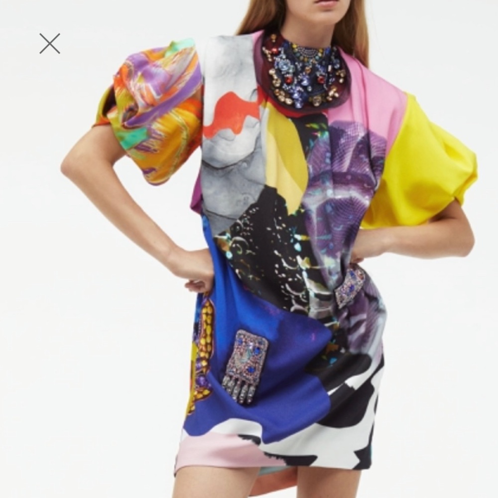 JEWEL PRINTED DRESS LIMITED EDITION